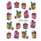 Special Set #4 -12 Sheets Per Set | Tropical Theme Nail Art Decals